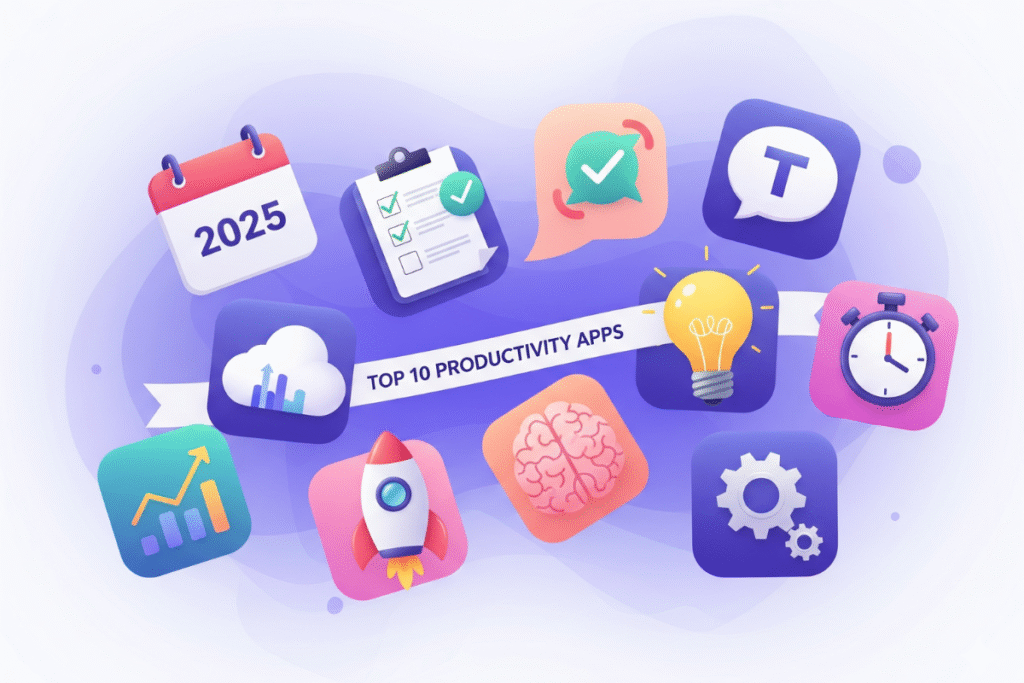 Top 10 Must-Have Apps for Productivity in 2025 productivity apps