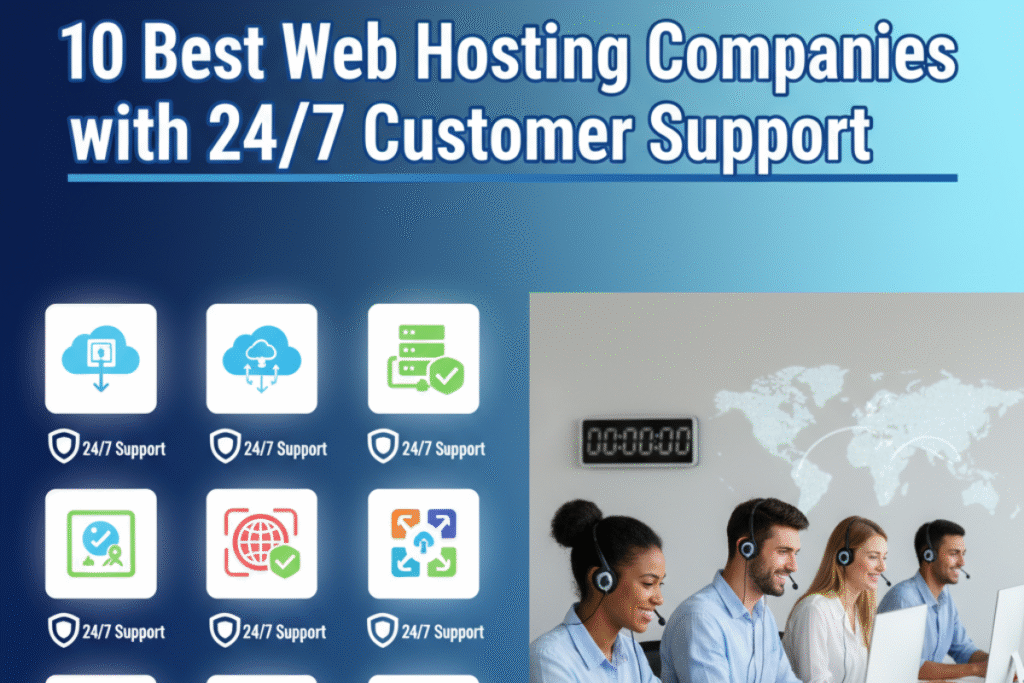10 Best Web Hosting Companies with 24/7 Customer Support web hosting companies